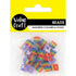 Plastic Square Rainbow Beads